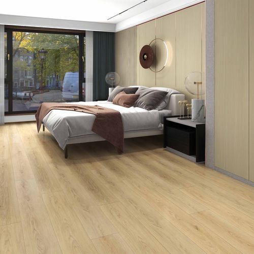 Pavimento in composito - CLEAR OAK - Area floors - da interno / per soggiorno / per il settore terziario