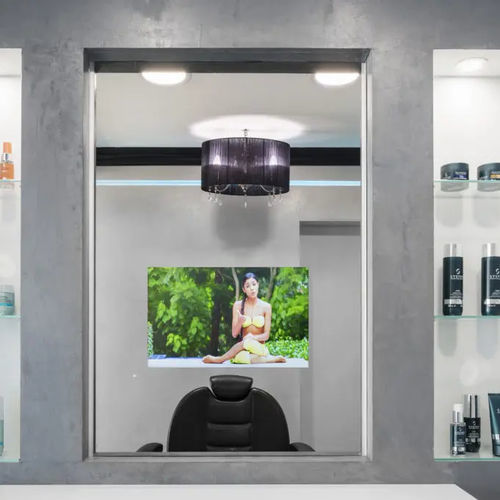 TV a specchio a muro - WM-OFTV191HEVC - WEMOOVE - contemporaneo / rettangolare / in metallo