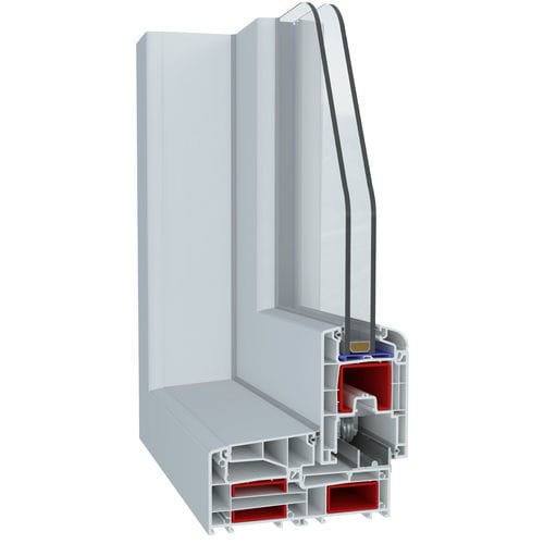 Profilato per finestra in PVC - 770 Thermo Sliding - Adopen Plastik - a tenuta stagna / acustico / termoisolante