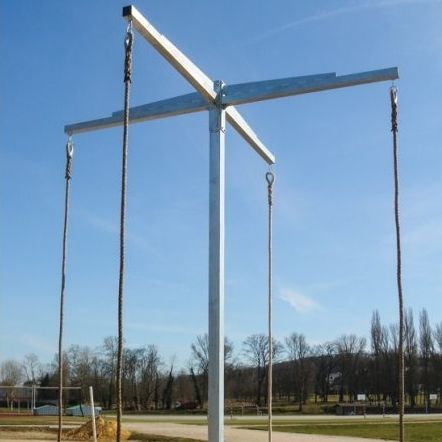 Percorso a ostacoli per impianto sportivo - Metalu Plast - da esterno