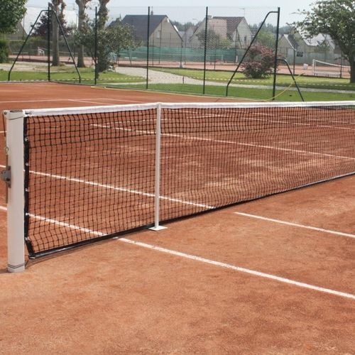 Rete da tennis in PE - Metalu Plast - nera / 3 mm / 2 mm