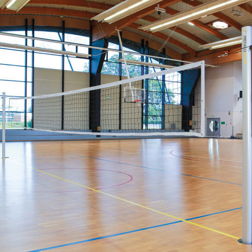 Rete da pallavolo in polietilene - Metalu Plast - nero / agonistico / per allenamento
