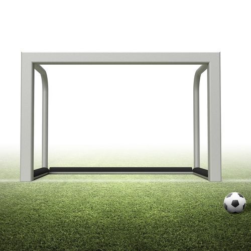 Porta da calcio in alluminio - 1-13-005 - helogoal - mobile / argentata / termolaccati