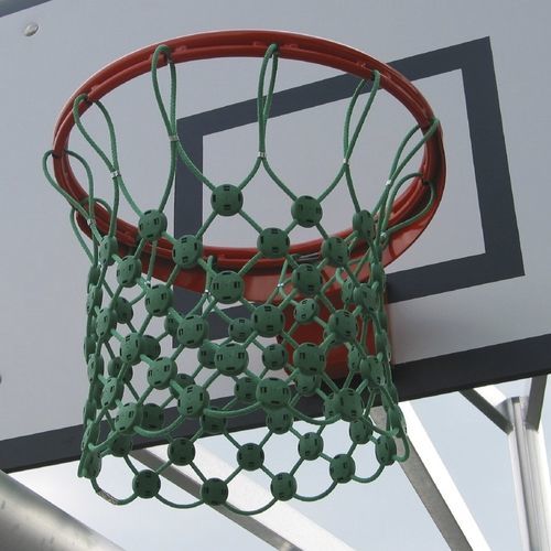 Rete da basket in polipropilene - 37007 - artec Sportsgeräte GmbH - verde / nera / 5 mm