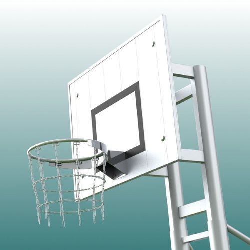 Rete da basket in metallo - 37002 - artec Sportsgeräte GmbH - argentata / 3 mm / per sport amatoriale