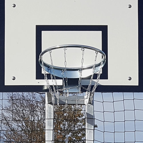 Rete da basket in metallo - 37001 - artec Sportsgeräte GmbH - argentata / 3 mm / 6 mm