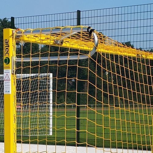 Porta da beach soccer in alluminio - 30120 - artec Sportsgeräte GmbH - con fissaggio a tasselllo / gialla / termolaccati