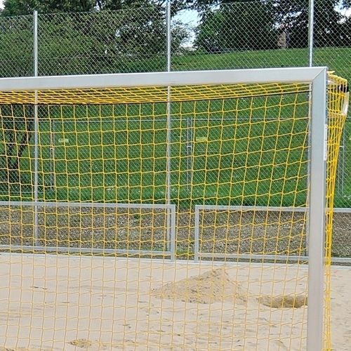 Porta da beach soccer in alluminio - 30121 - artec Sportsgeräte GmbH - con fissaggio a tasselllo / gialla / termolaccati