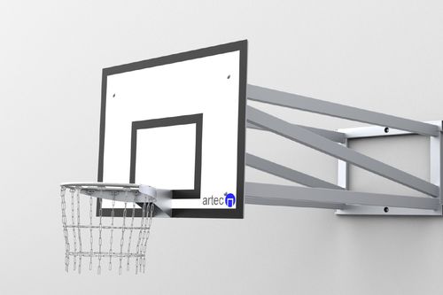 Palo da basket per uso esterno - 37645 - artec Sportsgeräte GmbH - a muro / in alluminio / per allenamento