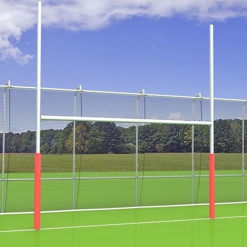 Pali porta rugby fisso - 30960 - artec Sportsgeräte GmbH - in alluminio / bianco / a profilo ovale