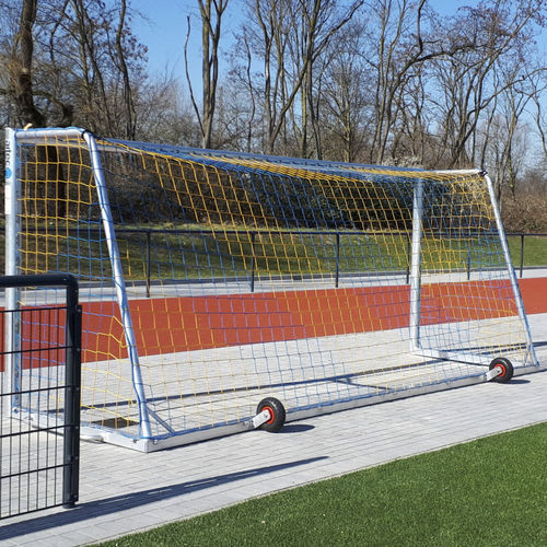 Porta da calcio in alluminio - 30074-GB - artec Sportsgeräte GmbH - mobile / incolore / 5 x 2 m
