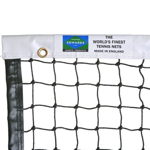 Rete da tennis in polietilene - 5075 - Edwards Sports - nera / 2.5 mm / agonistico