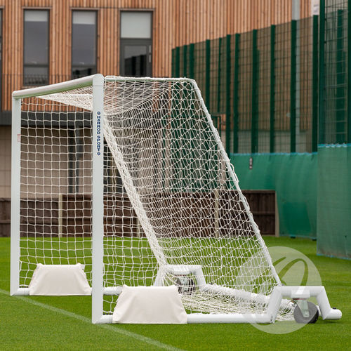 Porta da calcio in metallo - FBL-860 - Harrod Sport - mobile / trasportabile / bianca
