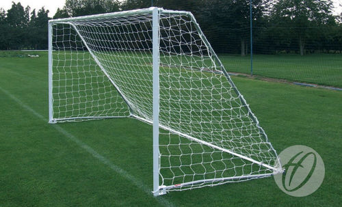 Porta da calcio in metallo - FBL-142 - Harrod Sport - trasportabile / pieghevole / bianca