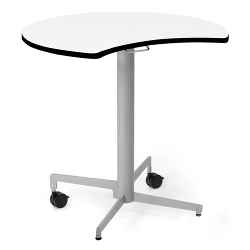 Scrivania da terra - HPremium half moon - EduHermex - contemporanea / in fibra di legno / curva