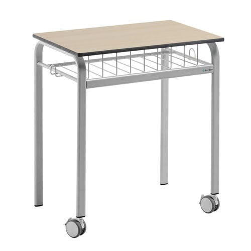Tavolo contemporaneo - EASY - EduHermex - in laminato / con supporto in metallo / rettangolare