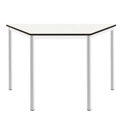 Tavolo contemporaneo - MENORCA - EduHermex - in fibra di legno / con supporto in metallo / trapezoidale