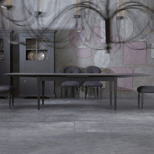 Tavolo contemporaneo - FA302 - LANDO - in ciliegio / con supporto in legno / rettangolare