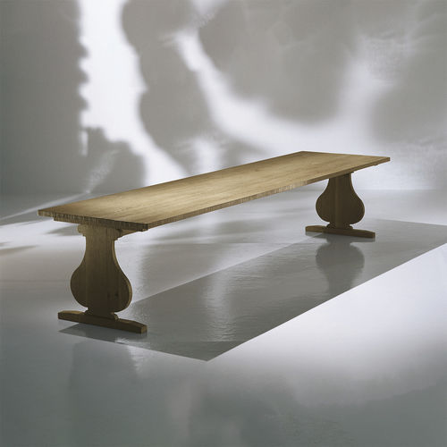 Tavolo classico - FRANCIS - LANDO - in rovere / con supporto in legno massiccio / rettangolare
