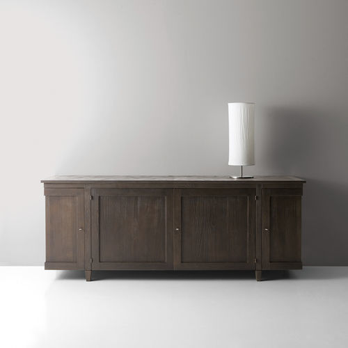 Credenza classica - L081 - LANDO - in legno massiccio / su misura / con ante battenti