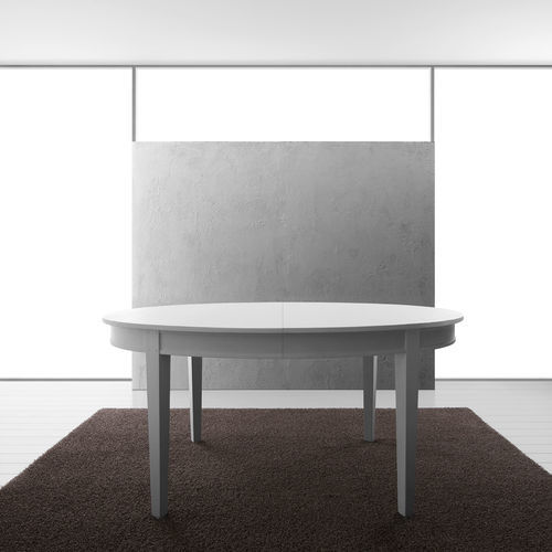 Tavolo classico - L229 - LANDO - in legno massiccio / con supporto in legno / ovale