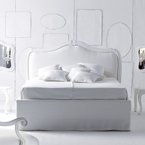 Letto matrimoniale - BONNE NUIT - LANDO - contemporaneo / imbottito / con testiera
