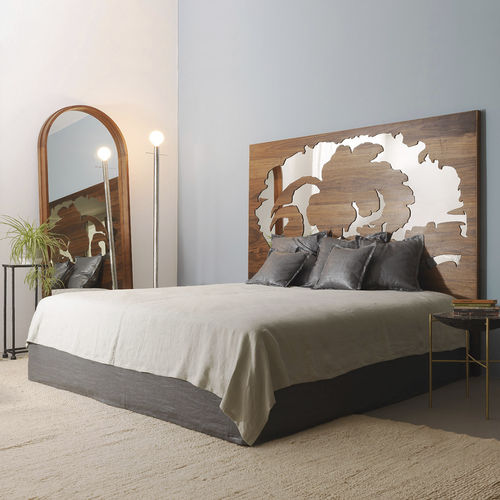 Letto matrimoniale - DAMASCO - LANDO - contemporaneo / con testiera / su misura
