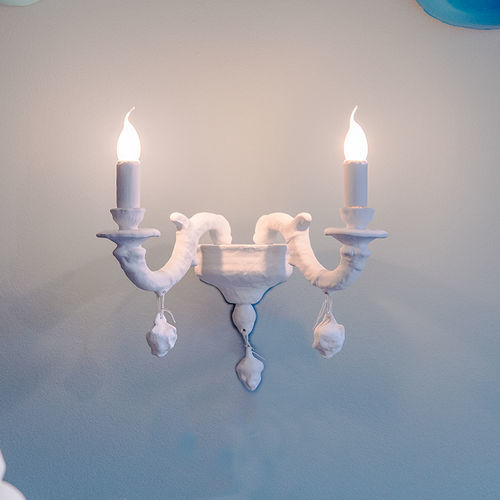 Applique classica - MATERIA - LANDO - da interno / in ceramica / a candelabro