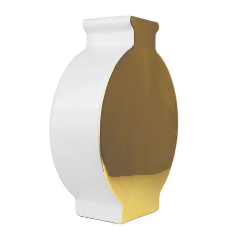 Vaso contemporaneo - MOON 07 - LANDO - in ceramica / fatto a mano / da tavolo