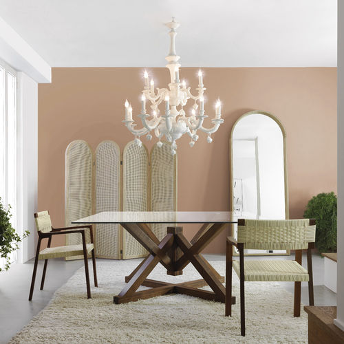 Lampadario classico - MATERIA 15 - LANDO - in ceramica / da 15 lampadine / contract