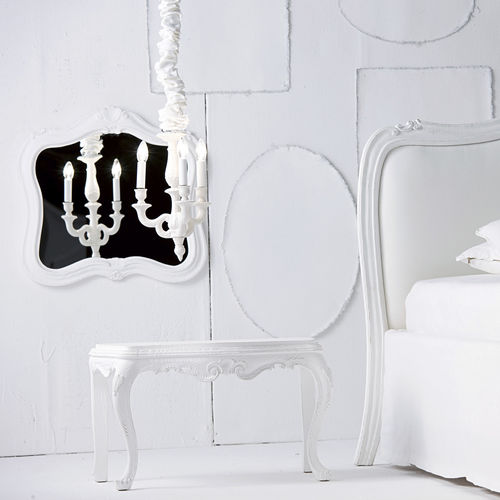 Lampadario classico - MATERIA 3 - LANDO - in ceramica / con 3 punti luce / contract