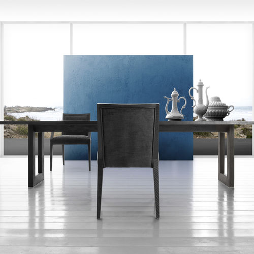 Tavolo contemporaneo - PALLADIO - LANDO - in ciliegio / con supporto in legno massiccio / rettangolare