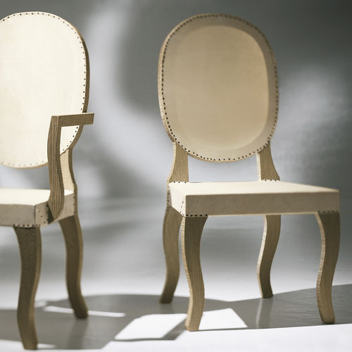 Sedia contemporanea - GAUCHA - LANDO - da interno / in pelle / in rovere