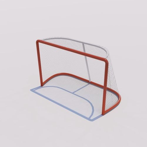 Porta da hockey in metallo - YOUTH - Nordic Sport - trasportabile / rossa / termolaccati