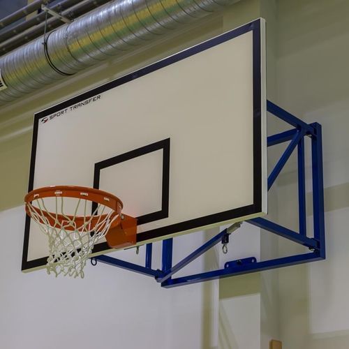 Tabellone da pallacanestro in plastica - 10 012 - SPORT TRANSFER Sp. z o.o. - rettangolare / bianco e blu / da interno