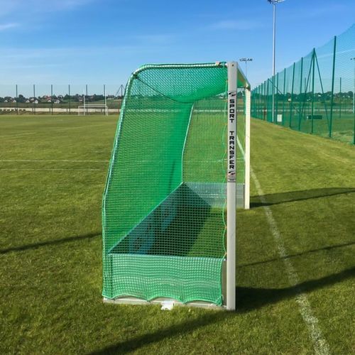 Porta da hockey in polipropilene - 1301-01 - SPORT TRANSFER Sp. z o.o. - verde / trapezoidale / a maglia quadrata