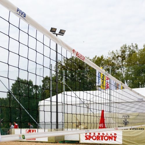 Rete da pallavolo in polipropilene - 514/N/A - SPORT TRANSFER Sp. z o.o. - nero / 4 mm / agonistico