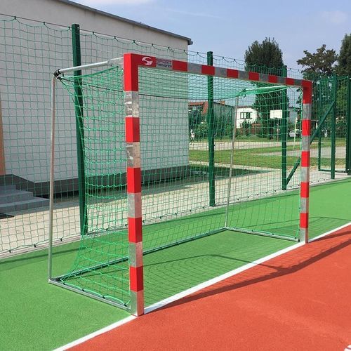 Porta da pallamano in acciaio - 13 004 - SPORT TRANSFER Sp. z o.o. - mobile / rossa / argentata