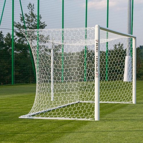 Porta da calcio in alluminio - 15 001 - SPORT TRANSFER Sp. z o.o. - con fissaggio a tasselllo / bianca / termolaccati