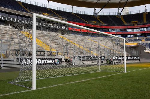 Porta da calcio in polipropilene - 10133 - SPORT TRANSFER Sp. z o.o. - bianca / nera / rettangolare