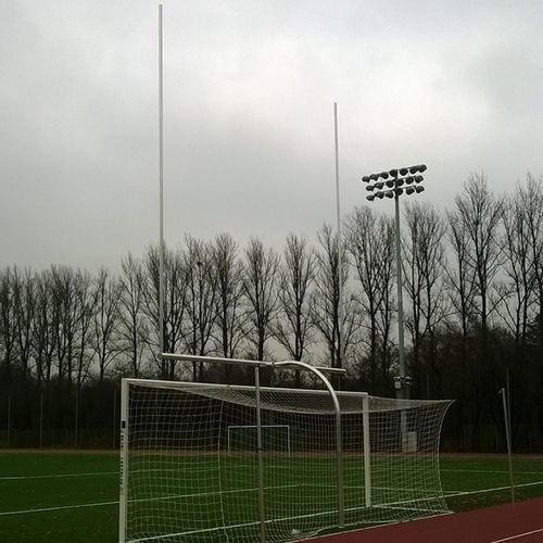 Porta da football americano in alluminio - 24 6001 - SPORT TRANSFER Sp. z o.o. - fissa / argentata / termolaccati