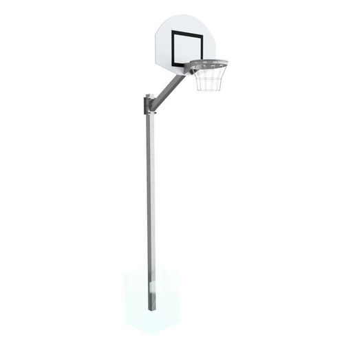 Palo da basket per uso esterno - 1-30-FUN1 - Pesmenpol - da installare a terra / in acciaio / per allenamento