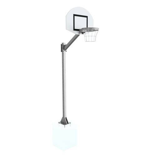 Palo da basket per uso esterno - 1-30-FUN3 - Pesmenpol - da installare a terra / in acciaio / per allenamento