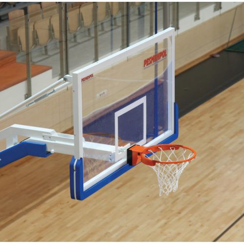Tabellone da pallacanestro in metallo - 1-10 - Pesmenpol - in vetro temprato / rettangolare / bianco