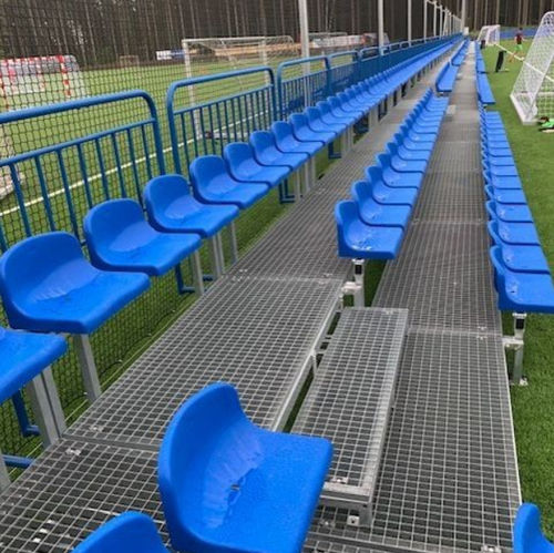 Tribuna mobile - 14-62V-MOB - Pesmenpol - in acciaio galvanizzato / in plastica / dritta