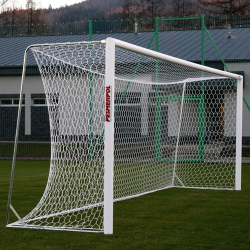 Porta da calcio in alluminio - 9-02 - Pesmenpol - pieghevole / bianca / termolaccati