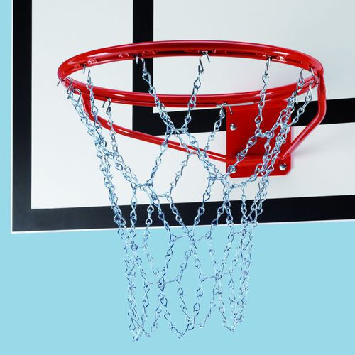 Rete da basket in acciaio galvanizzato - 1629099 - Schelde Sports - argentata / 6 mm / per sport amatoriale