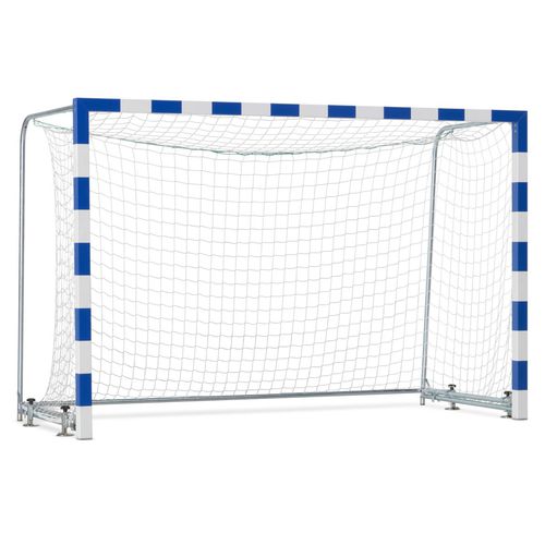 Porta da pallamano in alluminio - 1615750 - Schelde Sports - fissa / bianca e blu / termolaccati