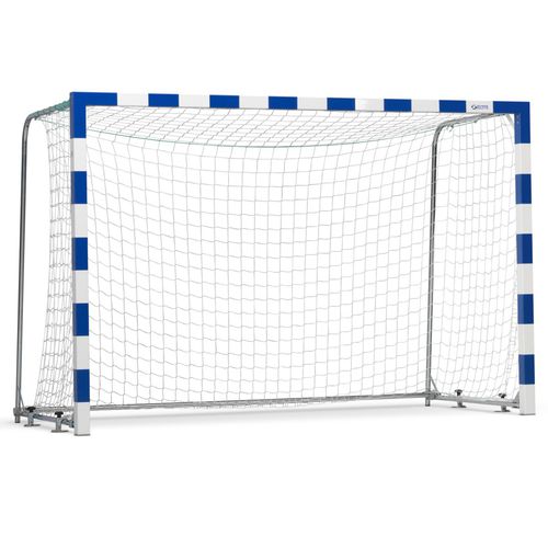 Porta da pallamano in alluminio - 1615735 - Schelde Sports - fissa / bianca e blu / termolaccati