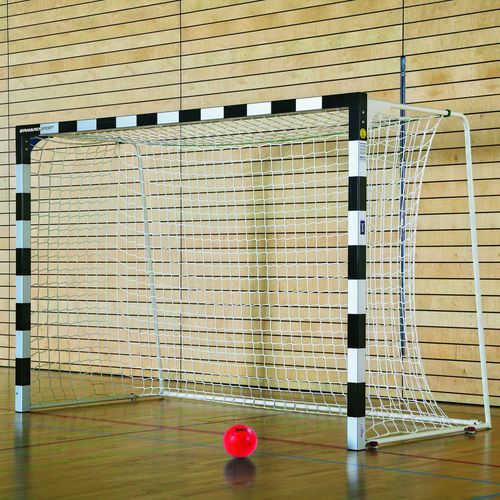Porta da pallamano in alluminio - 1615320 - Schelde Sports - fissa / bianca e nera / termolaccati